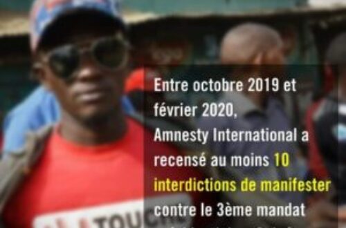 Article : Amnesty publie un rapport sur les violations des Droits humains en Guinée