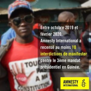 Article : Amnesty publie un rapport sur les violations des Droits humains en Guinée